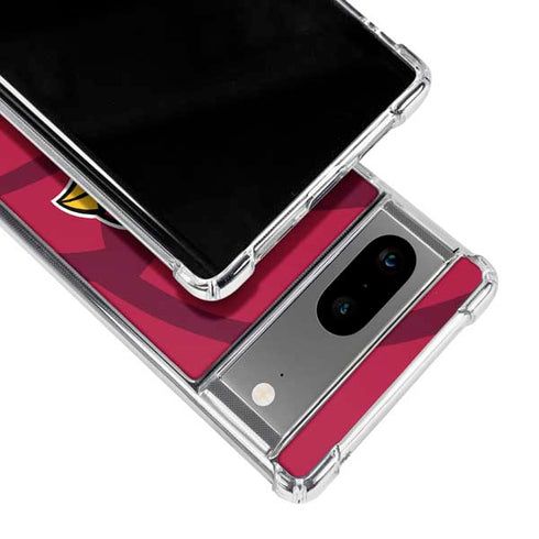 NFL Arizona Cardinals Double Vision Google Pixel 7a Clear Case